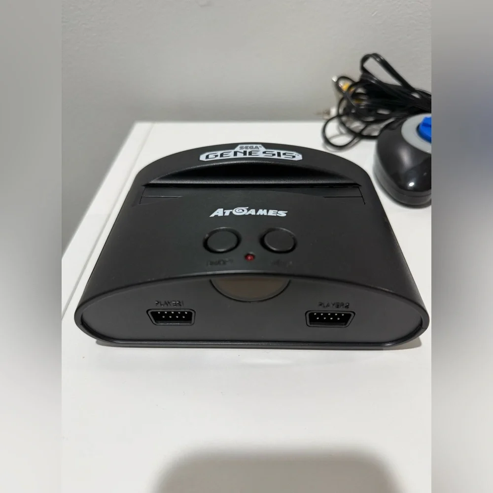 AtGames Sega Genesis Classic Console + Game Genie + Controller Retro Gaming